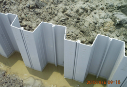 塑鋼板樁工程
